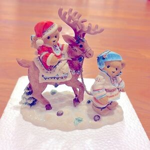 Cherished Teddies " Sven & Liv - All Paths Lead To Friendship " Figurine  In Box